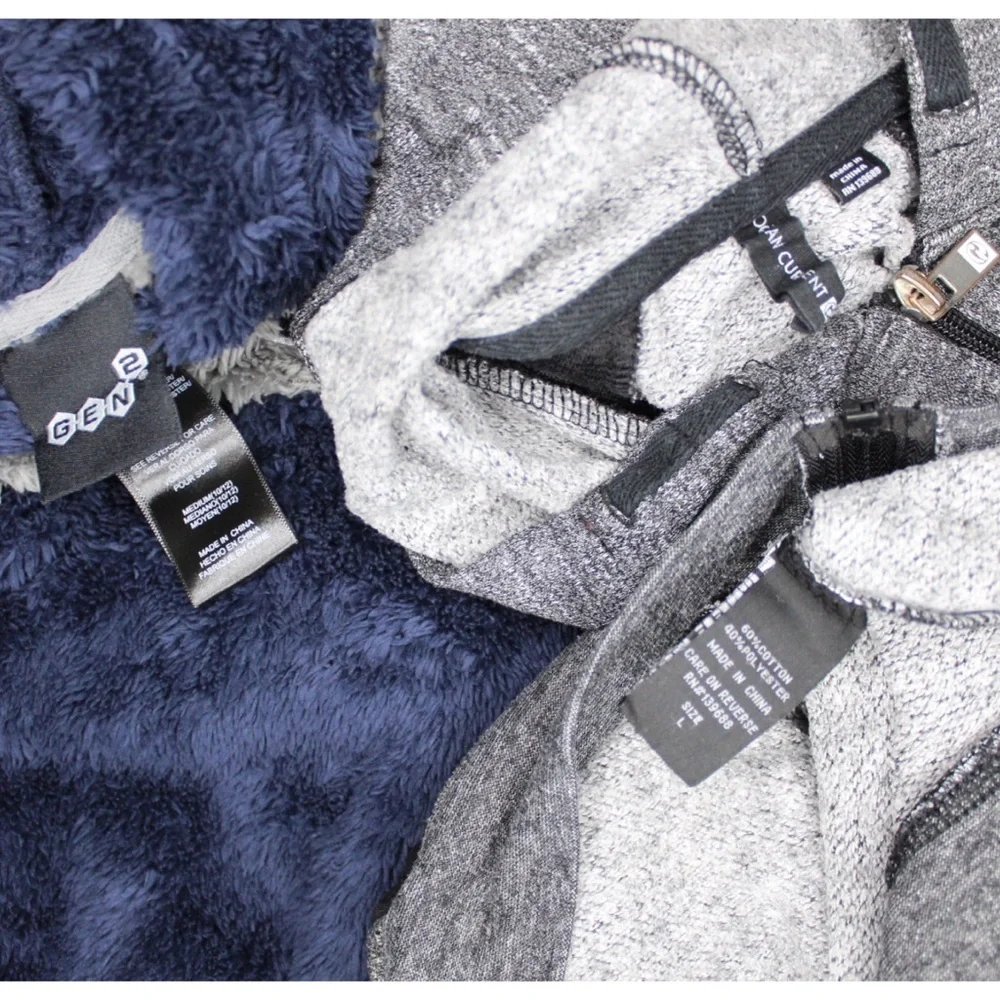 Boys (2) Piece Hoodie and Zip Up 10-12 Bundle Lot Penn State and Ocean Current